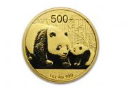 La moneta d'oro Panda cinese